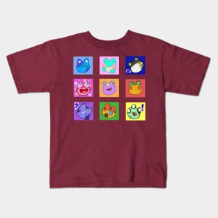 Frog Mood Board Kids T-Shirt